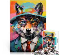 Puzzle da 2000 pezzi per adolescenti Wolf Popart Difficile da completare ma divertente e umoristico perché è ideale come regalo per tutta la famiglia 70x100cm