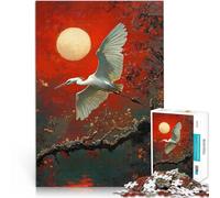 Puzzle da 2000 pezzi per adulti Airone bianco in volo Antistress Vacanza in patria Uccidere il tempo Lista dei desideri con Babbo Natale 70x100cm