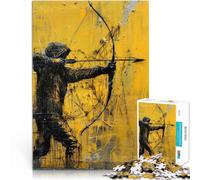 Puzzle da 2000 pezzi per adulti Arciere urbano per il giocattolo di sfida del gioco educativo Giocattoli per la decorazione della casa 70x100cm