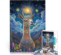 Puzzle da 2000 pezzi per adulti Arte colorata di alpaca Gioco impegnativo e gioco in famiglia è ideale come regalo per tutta la famiglia 70x100cm