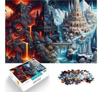 Puzzle da 2000 pezzi per adulti Arte del mondo fantasy Fatto di carta,Adatto a partire dai 14 anni per il gioco educativo sfida giocattolo apprendimento educativo regalo。misurare:70x100cm