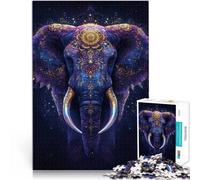 Puzzle da 2000 pezzi per adulti arte del re elefante Difficile da completare ma divertente e umoristico è ideale come regalo per tutta la famiglia 70x100cm