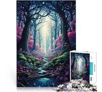 Puzzle da 2000 pezzi per adulti Arte della foresta psichedelica Rompicapo Ogni pezzo è unico - Gioco divertente e stimolante per tutta la famiglia 70x100cm