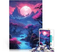 Puzzle da 2000 pezzi per adulti Arte giapponese dei fiori di ciliegio Taglio di precisione Regalo di compleanno, regali, arte murale 70x100cm