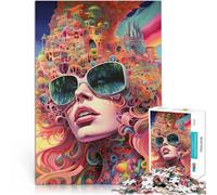 Puzzle da 2000 pezzi per adulti Arte psichedelica per il giocattolo di sfida del gioco educativo è ideale come regalo per tutta la famiglia 70x100cm