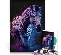 Puzzle da 2000 pezzi per adulti Astronauta zebra Giocattolo educativo intellettuale decomprimente con poster abbinato e foglio di quiz 70x100cm