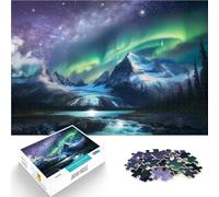 Puzzle da 2000 pezzi per adulti Aurora boreale per il giocattolo di sfida del gioco educativo Giocattoli per la decorazione della casa 70x100cm