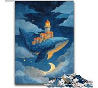 Puzzle da 2000 pezzi per adulti Balene tra le nuvole Sfida di intelligenza cerebrale Giocattoli avvincenti Regalo divertente per età 14+ 70x100cm