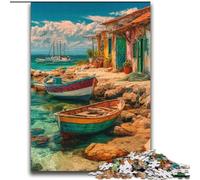Puzzle da 2000 pezzi per adulti Barche su un'isola turistica Gioco Giocattoli Ogni pezzo è unico - Gioco divertente e stimolante per tutta la famiglia 70x100cm