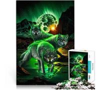 Puzzle da 2000 pezzi per adulti Caccia al lupo in valle Vacanza a casa: uccidere il tempo con pezzi completamente interconnessi di forma casuale 70x100cm