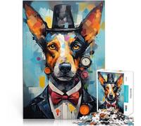 Puzzle da 2000 pezzi per adulti Cane elegante Difficile da completare ma divertente e umoristico Collezione di artisti, Belle arti 70x100cm