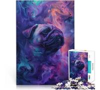 Puzzle da 2000 pezzi per adulti Carlino nello spazio Antistress Vacanza in patria Uccidere il tempo Migliorare l'amore tra le coppie 70x100cm