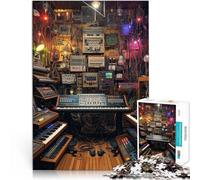 Puzzle da 2000 pezzi per adulti casa della musica Fatto di cartone da 14 anni in su Vacanze a casa: ammazzare il tempo Regali di giochi impegnativi misurare:70x100cm