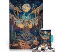 Puzzle da 2000 pezzi per adulti Cervo fantastico~ Fatto di cartone da 14 anni in su Giochi rilassanti Migliorare l'amore tra le coppie misurare：70x100cm