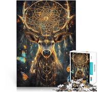 Puzzle da 2000 pezzi per adulti Cervo magico fantasy per il giocattolo di sfida del gioco educativo perché è ideale come regalo per tutta la famiglia 70x100cm