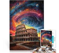 Puzzle da 2000 pezzi per adulti “Colosseo Celeste” Fatto di carta,da 14 anni in su Giocattoli educativi per l'apprendimento Giochi per famiglie Un'opera d'arte。misurare:70x100cm/27.5x39.3pollice