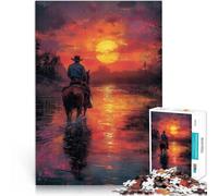 Puzzle da 2000 pezzi per adulti Cowboy nel deserto Antistress Vacanza in patria Uccidere il tempo perché è ideale come regalo per tutta la famiglia 70x100cm