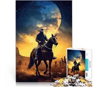 Puzzle da 2000 pezzi per adulti cowboy nel deserto Giocattoli educativi per l'apprendimento Giochi per famiglie Decorazione perfetta 70x100cm