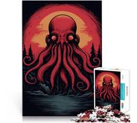 Puzzle da 2000 pezzi per adulti Cthulhu Rising Fatto di cartone Adatto a partire dai 14 anni Antistress Vacanza a casa Uccidere il tempo Regalo divertente per la famiglia misurare:70x100cm