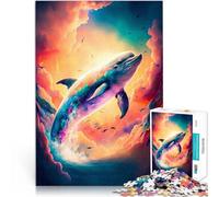 Puzzle da 2000 pezzi per adulti Delfino Aiuta il cervello ad allenare i giocattoli che creano dipendenza per coltivare la pazienza Idee regalo 70x100cm