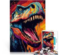 Puzzle da 2000 pezzi per adulti Dinosauro T. Rex del Giurassico giochi divertenti per famiglie perché è ideale come regalo per tutta la famiglia 70x100cm