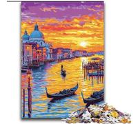 Puzzle da 2000 pezzi per adulti, dipinto a olio di Venezia, gioco rompicapo, decorazione da parete, regali unici per compleanno e Natale, 70x100cm