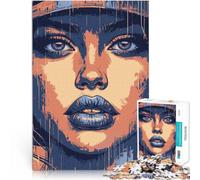 Puzzle da 2000 pezzi per adulti Donna sotto la pioggia Giocattoli educativi per l'apprendimento Giochi per famiglie Regalo divertente 70x100cm