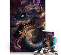 Puzzle da 2000 pezzi per adulti Drago Cosmico Fatto di carta,per età pari o superiore a 14 anni Vacanze a casa: ammazzare il tempo Grande regalo。misurare:70x100cm/27.5x39.3pollice