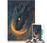 Puzzle da 2000 pezzi per adulti Drago Cosmico per il giocattolo di sfida del gioco educativo con poster abbinato e foglio di quiz 70x100cm