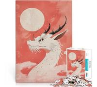 Puzzle da 2000 pezzi per adulti Drago della Luna Bianca Vacanza a casa: uccidere il tempo Ogni pezzo è unico - Gioco divertente e stimolante per tutta la famiglia 70x100cm