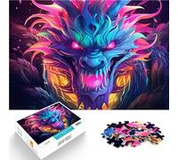Puzzle da 2000 pezzi per adulti Drago giapponese Giocattoli educativi per l'apprendimento Giochi per famiglie Regali di Babbo Natale segreto 70x100cm