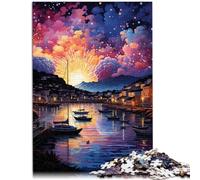 Puzzle da 2000 pezzi per adulti Dubrovnik port Jigsaw Puzzle Christmas Wishlist con Babbo Natale 70 x 100 cm per adolescenti dai 14 anni in su