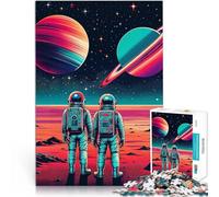Puzzle da 2000 pezzi per adulti Duo di esplorazione cosmica Allena il tuo cervello e le tue mani è ideale come regalo per tutta la famiglia 70x100cm