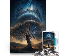 Puzzle da 2000 pezzi per adulti e adolescenti Albero Cosmico della Vita Fatto di cartone per età 14+ Gioco intellettuale Regalo divertente per la famiglia misurare:70x100cm