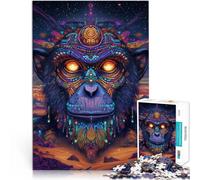 Puzzle da 2000 pezzi per adulti e adolescenti Arte fantasy delle scimmie Fatto di cartone per età 14+ Vacanze a casa: ammazzare il tempo Regali di giochi impegnativi misurare：70x100cm