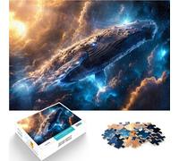 Puzzle da 2000 pezzi per adulti e adolescenti Balena spaziale Fatto di cartone Adatto a partire dai 14 anni Giocattolo educativo di decompressione intellettuale Regali di compleanno misurare:70x100cm