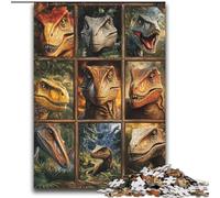 Puzzle da 2000 pezzi per adulti e adolescenti, collage di tirannosauro rex, aiuta il cervello a esercitare i giocattoli avvincenti per coltivare la pazienza e l'interazione genitore-figlio, 70x100cm