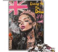 Puzzle da 2000 pezzi per adulti e adolescenti, donne britanniche, giocattoli educativi, giochi per famiglie, regali per amici e parenti, 70x100cm