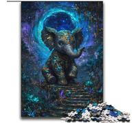 Puzzle da 2000 pezzi per adulti e adolescenti, elefante misterioso, gioco stimolante e gioco per famiglie, regali di Babbo Natale segreto, 70x100cm