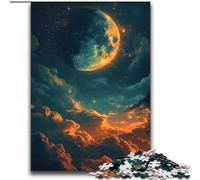 Puzzle da 2000 pezzi per adulti e adolescenti, fantasia con luna e nuvole, per età 14+, gioco intellettuale, regali di compleanno per Natale, 70x100cm