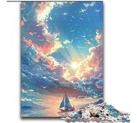 Puzzle da 2000 pezzi per adulti e adolescenti, fantasia, vela, giocattoli educativi, giochi per famiglie, regali per amici e parenti, 70x100cm