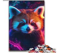 Puzzle da 2000 pezzi per adulti e adolescenti Galaxy Red Panda, gioco educativo per famiglie, ideale come regalo per tutta la famiglia dai 14 anni in su, 70x100cm