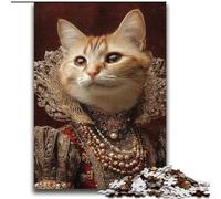 Puzzle da 2000 pezzi per adulti e adolescenti Gatto di una famiglia aristocratica Gioco stimolante e gioco in famiglia Un'opera d'arte per bambini dai 14 anni in su 70x100cm