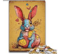 Puzzle da 2000 pezzi per adulti e adolescenti, gioco di famiglia di conigli, antistress, sfida difficile, collezione di artisti, belle arti, 70x100cm
