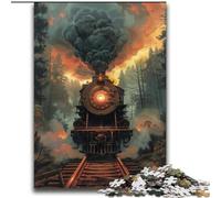 Puzzle da 2000 pezzi per adulti e adolescenti, gioco educativo per famiglie sui treni a vapore, ideale come regalo per tutta la famiglia, dai 14 anni in su, 70x100cm