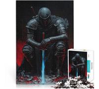 Puzzle da 2000 pezzi per adulti e adolescenti “Guerriero solitario” Fatto di carta，per 14+ Gioco educativo per famiglie Giochi Giocattoli Regalo。misurare：70x100cm/27.5x39.3pollice
