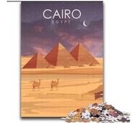 Puzzle da 2000 pezzi per adulti e adolescenti Il Cairo Egitto Piramidi Arte, per e dai 14 anni in su Giocattoli educativi Giochi per famiglie Regalo di compleanno 70x100cm