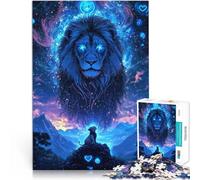 Puzzle da 2000 pezzi per adulti e adolescenti Il Re Leone Maestà Cosmica Fatto di cartone Adatto a partire dai 14 anni Gioco di famiglia per e Un'opera d'arte misurare:70x100cm