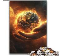 Puzzle da 2000 pezzi per adulti e adolescenti La Terra nel palmo della tua mano, giochi divertenti Decorazione da parete Regali unici per compleanno e Natale 70X100CM