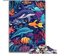 Puzzle da 2000 pezzi per adulti e adolescenti,mondo degli animali marini,per bambini dai 14 anni in su,giochi divertenti,attività divertenti a casa,regali di compleanno,regali di viaggio,70x100cm